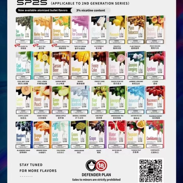 【SP2S煙弹】SP2S透明替換彈/通用RELX主機/3顆裝/台灣正品現貨